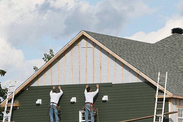 Professional Siding Contractor technician working in Plainview, MN